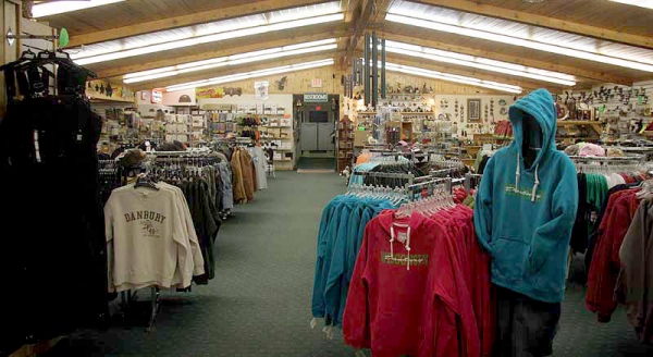 Log Cabin Store Clothing Department